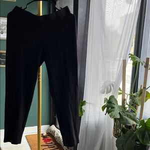 Black Stretch Pull-On Pants